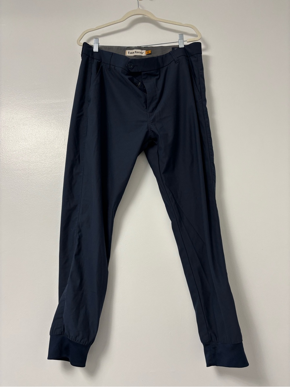 Tuxedo Navy Men’s Dress Jogger Pants - Tailor Vintage